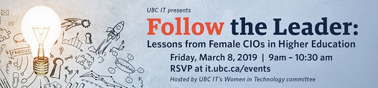 Follow the Leader: Lessons from Female CIOs in Higher Education Event